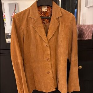 Wilson’s Leather Tan Suede Women's Blazer